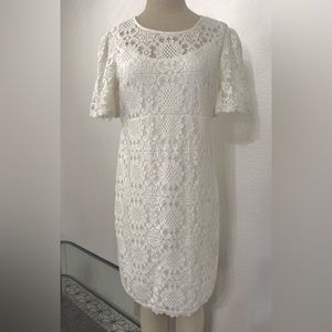 Lace white dress Cb established 1962 size 10